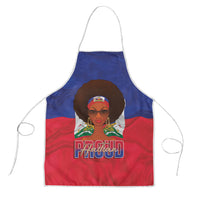 Haiti Flag Day Apron Haitian Women Proud Flag Wave Style