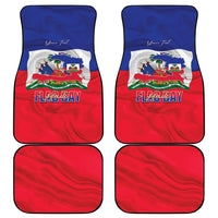 Personalized Haiti Flag Day Car Mats Haitian Women Proud Flag Wave Style