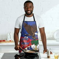Haiti Flag Day Apron Haitian Blood American Heart Eagle With Flag