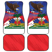 Haiti Flag Day Car Mats Haitian Blood American Heart Eagle With Flag