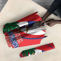 Haiti Flag Day Umbrella Haitian Blood American Heart Eagle With Flag