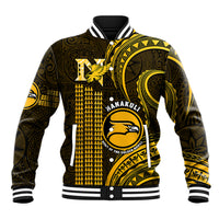 Hawaii Nanakuli High And Intermediate School Baseball Jacket Polynesian Kakau Pattern - Wonder Print Shop