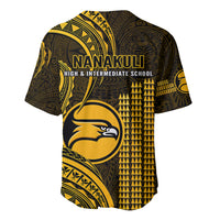 Hawaii Nanakuli High And Intermediate School Baseball Jersey Polynesian Kakau Pattern - Wonder Print Shop