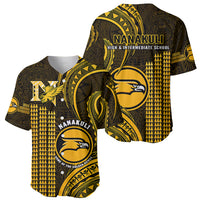Hawaii Nanakuli High And Intermediate School Baseball Jersey Polynesian Kakau Pattern - Wonder Print Shop