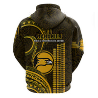 Hawaii Nanakuli High And Intermediate School Hoodie Polynesian Kakau Pattern - Wonder Print Shop