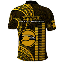 Hawaii Nanakuli High And Intermediate School Polo Shirt Polynesian Kakau Pattern - Wonder Print Shop