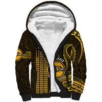 Hawaii Nanakuli High And Intermediate School Sherpa Hoodie Polynesian Kakau Pattern - Wonder Print Shop