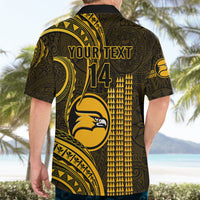 Personalised Hawaii Nanakuli High And Intermediate School Hawaiian Shirt Polynesian Kakau Pattern - Wonder Print Shop