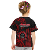 Hawaii Lahainaluna High School Kid T Shirt Polynesian Kakau Pattern - Wonder Print Shop