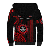Hawaii Lahainaluna High School Sherpa Hoodie Polynesian Kakau Pattern - Wonder Print Shop
