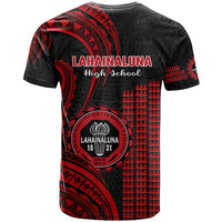Hawaii Lahainaluna High School T Shirt Polynesian Kakau Pattern - Wonder Print Shop