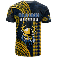 Hawaii Hilo High School T Shirt Vikings Polynesian Kakau Pattern - Wonder Print Shop