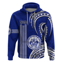 Hawaii Waiakea High School Hoodie Polynesian Kakau Pattern - Wonder Print Shop