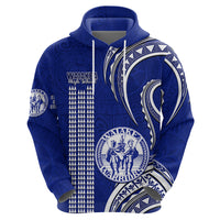 Hawaii Waiakea High School Hoodie Polynesian Kakau Pattern - Wonder Print Shop