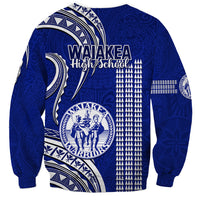 Hawaii Waiakea High School Sweatshirt Polynesian Kakau Pattern - Wonder Print Shop