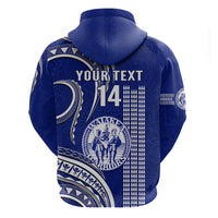 Personalised Hawaii Waiakea High School Hoodie Polynesian Kakau Pattern - Wonder Print Shop