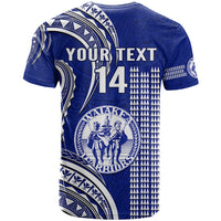 Personalised Hawaii Waiakea High School T Shirt Polynesian Kakau Pattern - Wonder Print Shop