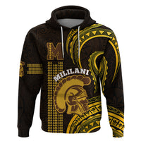 Personalised Hawaii Mililani High School Hoodie Polynesian Kakau Pattern - Wonder Print Shop