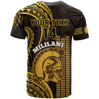 Personalised Hawaii Mililani High School T Shirt Polynesian Kakau Pattern - Wonder Print Shop