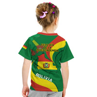 Bolivia Kid T Shirt Bolivian Kantuta Happy 198th Independence Day - Wonder Print Shop