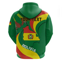 Personalised Bolivia Hoodie Bolivian Kantuta Happy 198th Independence Day - Wonder Print Shop