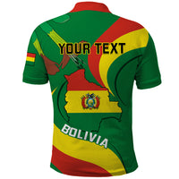 Personalised Bolivia Polo Shirt Bolivian Kantuta Happy 198th Independence Day - Wonder Print Shop