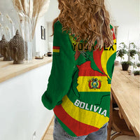 Personalised Bolivia Women Casual Shirt Bolivian Kantuta Happy 198th Independence Day - Wonder Print Shop