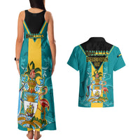 Bahamas Couples Matching Tank Maxi Dress And Hawaiian Shirt Happy Bahamian Emancipation Day - Wonder Print Shop