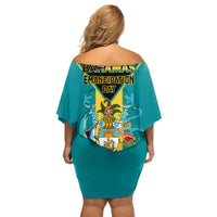 Bahamas Off Shoulder Short Dress Happy Bahamian Emancipation Day - Wonder Print Shop