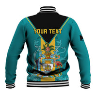 Personalised Bahamas Baseball Jacket Happy Bahamian Emancipation Day - Wonder Print Shop