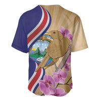 Costa Rica Independence Day Baseball Jersey 506 Proud Yiguirro With Orchid - Wonder Print Shop