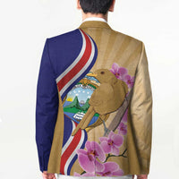 Costa Rica Independence Day Blazer 506 Proud Yiguirro With Orchid - Wonder Print Shop