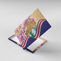 Costa Rica Independence Day Canvas Wall Art 506 Proud Yiguirro With Orchid - Wonder Print Shop