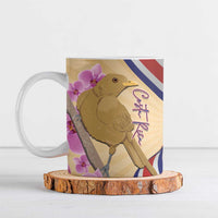 Costa Rica Independence Day Ceramic Mug 506 Proud Yiguirro With Orchid - Wonder Print Shop