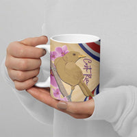 Costa Rica Independence Day Ceramic Mug 506 Proud Yiguirro With Orchid - Wonder Print Shop