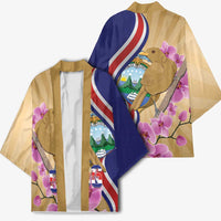 Costa Rica Independence Day Kimono 506 Proud Yiguirro With Orchid - Wonder Print Shop