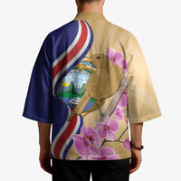 Costa Rica Independence Day Kimono 506 Proud Yiguirro With Orchid - Wonder Print Shop