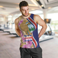 Costa Rica Independence Day Men Tank Top 506 Proud Yiguirro With Orchid - Wonder Print Shop