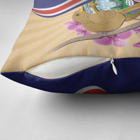 Costa Rica Independence Day Pillow Cover 506 Proud Yiguirro With Orchid - Wonder Print Shop