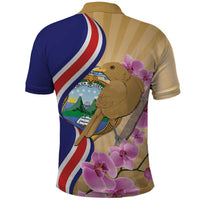 Costa Rica Independence Day Polo Shirt 506 Proud Yiguirro With Orchid - Wonder Print Shop