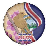 Costa Rica Independence Day Spare Tire Cover 506 Proud Yiguirro With Orchid - Wonder Print Shop