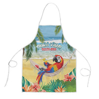 Pura Vida Costa Rica Apron Chilling Scarlet Macaw Tropical Vibes - Wonder Print Shop