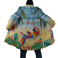 Pura Vida Costa Rica Cloak Chilling Scarlet Macaw Tropical Vibes - Wonder Print Shop