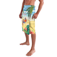 Pura Vida Costa Rica Lavalava Chilling Scarlet Macaw Tropical Vibes - Wonder Print Shop