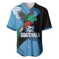 Guatemala Independence Day Baseball Jersey 502 Mi Tierra Resplendent Quetzal - Wonder Print Shop