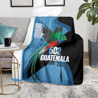 Guatemala Independence Day Blanket 502 Mi Tierra Resplendent Quetzal - Wonder Print Shop