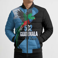 Guatemala Independence Day Bomber Puffer Jacket 502 Mi Tierra Resplendent Quetzal - Wonder Print Shop