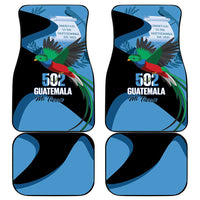 Guatemala Independence Day Car Mats 502 Mi Tierra Resplendent Quetzal - Wonder Print Shop