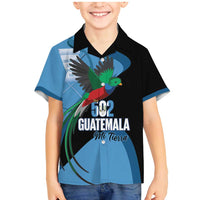 Guatemala Independence Day Family Matching Mermaid Dress and Hawaiian Shirt 502 Mi Tierra Resplendent Quetzal - Wonder Print Shop