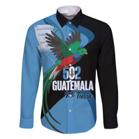 Guatemala Independence Day Family Matching Short Sleeve Bodycon Dress and Hawaiian Shirt 502 Mi Tierra Resplendent Quetzal - Wonder Print Shop